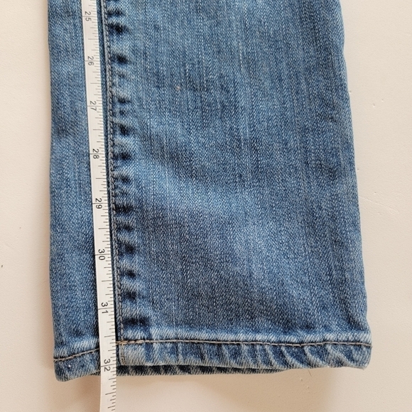 Charlotte Russe Slouchy Slim Distressed Jeans Size 0 - Picture 8 of 9